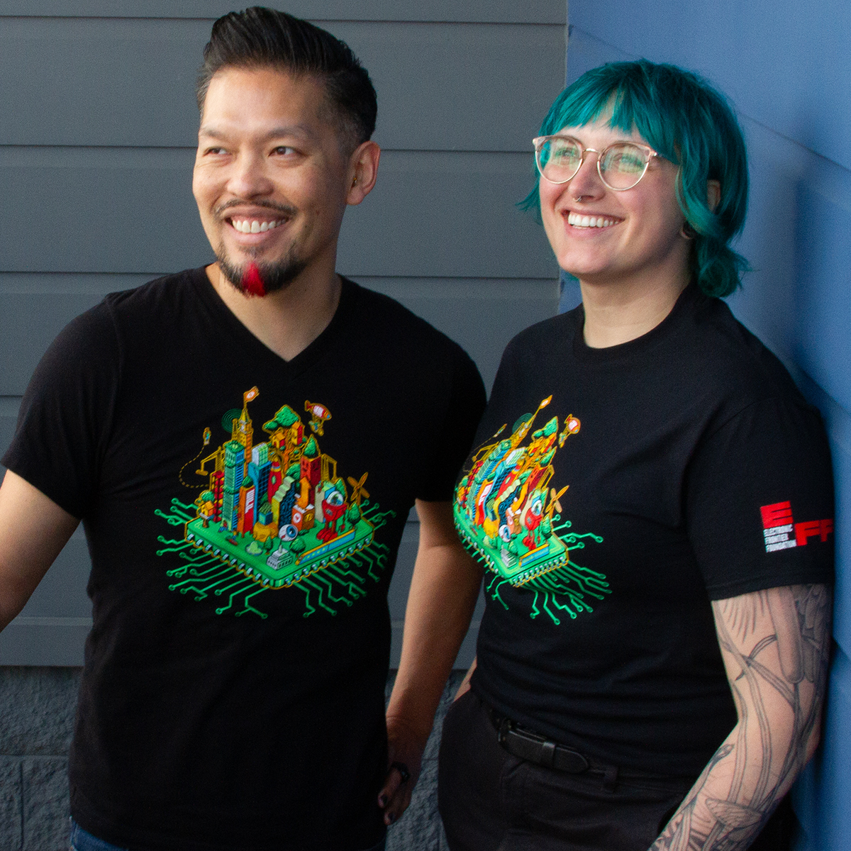 EFF35 Cityscape T-Shirt